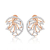 1.45 Ct Natural Diamond Stud Earrings IGI Certified H-I VS Round Brilliant Tops