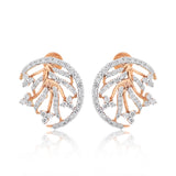 1.45 Ct Natural Diamond Stud Earrings IGI Certified H-I VS Round Brilliant Tops