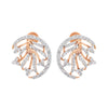 1.45 Ct Natural Diamond Stud Earrings IGI Certified H-I VS Round Brilliant Tops