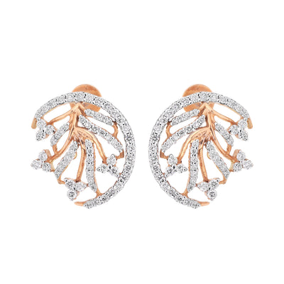 1.45 Ct Natural Diamond Stud Earrings IGI Certified H-I VS Round Brilliant Tops