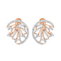 1.45 Ct Natural Diamond Stud Earrings IGI Certified H-I VS Round Brilliant Tops