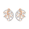1.45 Ct Natural Diamond Stud Earrings IGI Certified H-I VS Round Brilliant Tops in 18kt Rose Gold