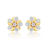 IGI Certified 0.47 Ct Diamond Stud Earrings G-H VS Brilliant Cut Tops