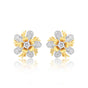 IGI Certified 0.47 Ct Natural Diamond Stud Earrings G-H VS Brilliant Cut Tops