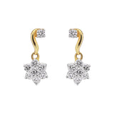 IGI Certified 1.09 Ct Round Diamond Earrings H-I VS Premium Stud Tops