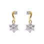 IGI Certified 1.09 Ct Round Natural Diamond Earrings H-I VS Premium Stud Tops