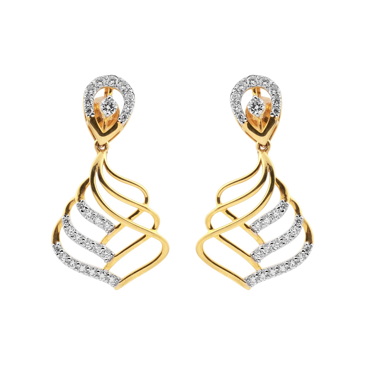 Stunning 0.90 Ct Diamond Stud Tops IGI Certified G-H VS High Quality