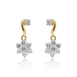 IGI Certified 1.09 Ct Round Diamond Earrings H-I VS Premium Stud Tops
