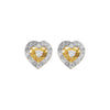 0.44 Ct Round Diamond Earrings IGI Certified G-H-I SI2-I1 18K Gold Jewellery