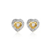 0.44 Ct Round Diamond Earrings IGI Certified G-H-I SI2-I1 18K Gold Jewellery