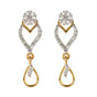 0.46 Ct Brilliant Natural Diamond Stud Earrings 18K Gold IGI Certified H-I SI