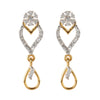0.46 Ct Brilliant Diamond Stud Earrings 18K Gold IGI Certified H-I SI