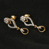 0.46 Ct Brilliant Diamond Stud Earrings 18K Gold IGI Certified H-I SI