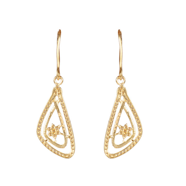 0.67 ct IGI Certified 18K Yellow Gold Stud Earrings with Natural Diamond