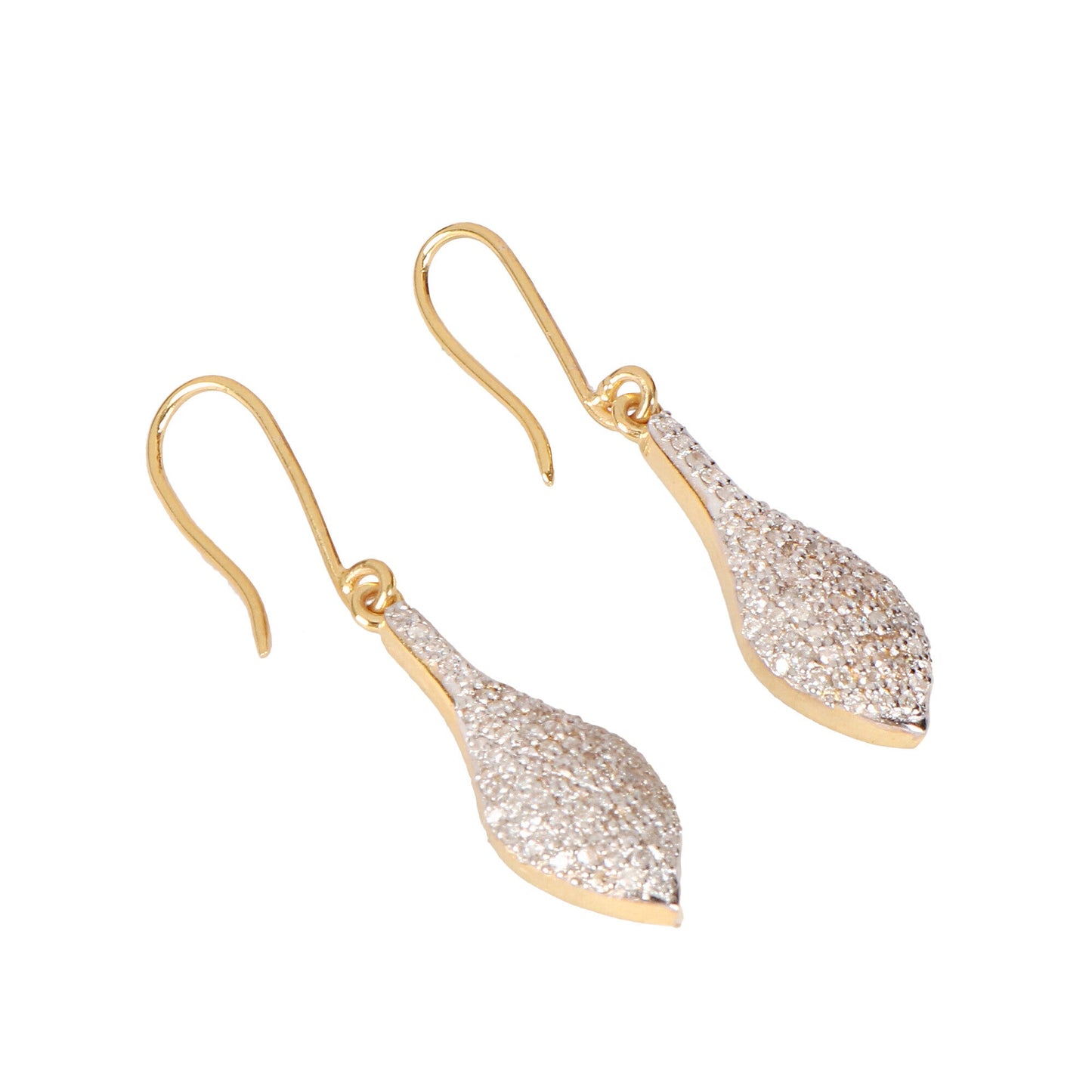 IGI Certified 0.72 Ct. Natural Diamond Earrings in 18K Gold For women