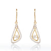 0.67 ct IGI Certified 18K Yellow Gold Stud Earrings with Natural Diamond