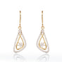 0.67 ct IGI Certified 18K Yellow Gold Stud Earrings with Natural Diamond
