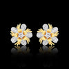 IGI Certified 0.47 Ct Diamond Stud Earrings G-H VS Brilliant Cut Tops