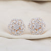 Stunning 1.12 Ct Diamond Stud Earrings IGI Certified G-H VS 18K Gold Gift