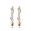 Premium 0.44 Ct Natural Diamond Stud Earrings IGI Certified G-H VS 18K Gold