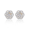 Stunning 1.12 Ct Diamond Stud Earrings IGI Certified G-H VS 18K Gold Gift