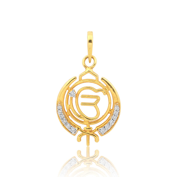 0.15 Ct IGI Certified Natural Diamond  Pendant in 18K Gold Jewellery For Women