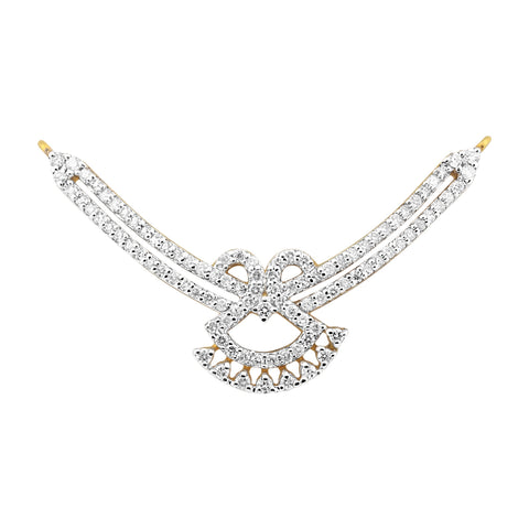 Natural IGI Certified 1.03 Ct Diamond Pendant in 18K Gold Fine Jewellery
