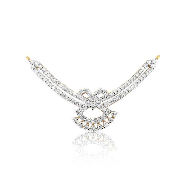 Natural IGI Certified 1.03 Ct Diamond Pendant in 18K Gold Fine Jewellery