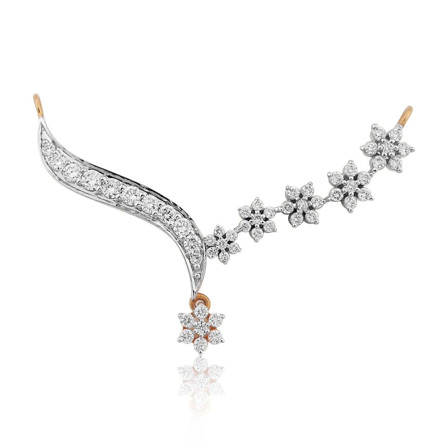 0.77 Ct IGI Certified Natural Diamond Elegant Pendant in 18K Gold Jewellery - view 3