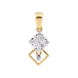 Classic 18K Gold Pendant 0.39 Ct IGI Certified Natural Diamond Jewellry