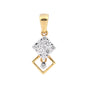 Classic 18K Gold Pendant 0.39 Ct IGI Certified Natural Diamond Jewellry