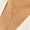 Elegant 18K Gold Pendant with 0.29 Ct IGI Certified Natural Diamond Jewellery - view 4