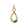 Luxury 0.32 Ct Natural Diamond Pendant IGI Certified in 18K Gold for Women