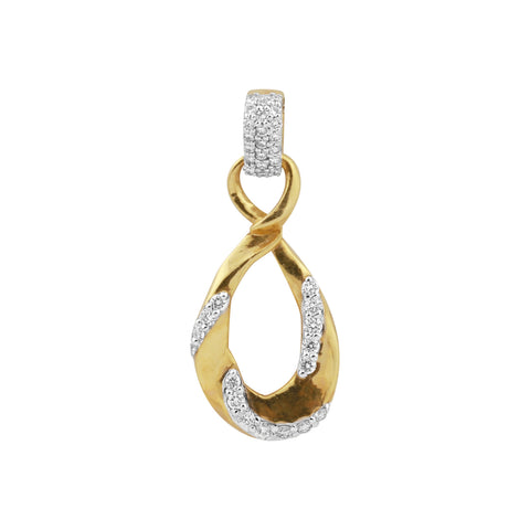Luxury 0.32 Ct Natural Diamond Pendant IGI Certified in 18K Gold for Women