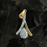 Luxury 0.28 Ct Natural Diamond Pendant IGI Certified in 18K Gold Jewellry - view 2