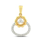 0.38 Ct IGI Certified Natural Diamond Pendant in 18K Gold Jewellery for Women