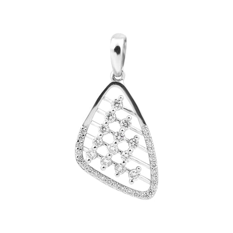 0.32 Ct Pendant in 18K Gold IGI Certified Natural Diamond Jewellery for Women