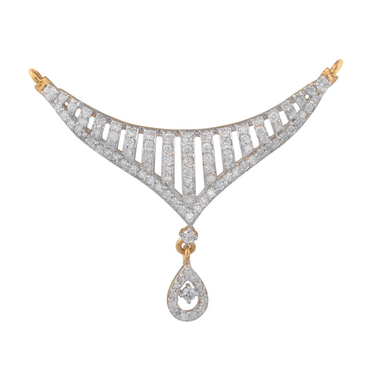0.99 Ct IGI Certified Natural Diamond Elegant Pendant in 18K Gold Jewellery