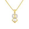 0.19 Ct IGI Certified Natural Diamond Necklace Pendant in 18K Gold
