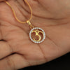IGI Certified 0.24 Ct Natural Diamond Pendant 18k Gold Jewellery For Women