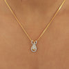 0.40 Ct IGI Certified Natural Diamond Pendant in 18K Gold Engagement Jewellery - view 5