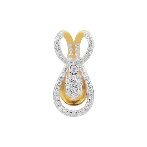 0.40 Ct IGI Certified Natural Diamond Pendant in 18K Gold Engagement Jewellery