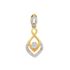 Special Occasion Pendant 0.21 Ct IGI Certified Natural Diamond in 18K Gold