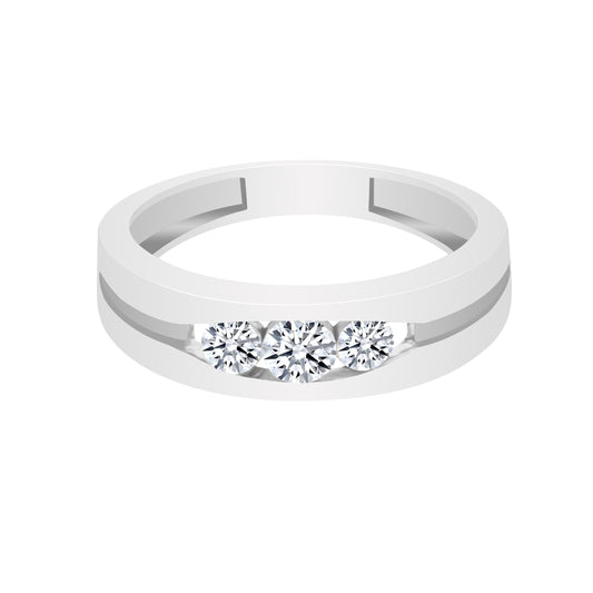 0.50 Ct Natural Diamond Ring 18K Gold IGI Certified H-I Color SI2-I1 Clarity