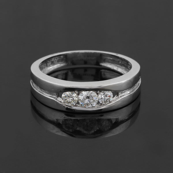 0.50 Ct Natural Diamond Ring 18K Gold IGI Certified H-I Color SI2-I1 Clarity