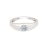 0.50 Ct Natural Diamond Gents Ring 18K Gold IGI Certified J-K Color I1 Clarity