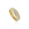 IGI Certified 0.46 Ct Diamond Ring for Men 18K Gold H-I SI2-I1 Stylish Ring