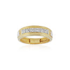 IGI Certified 0.46 Ct Diamond Ring for Men 18K Gold H-I SI2-I1 Stylish Ring