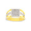 Premium Men's Diamond Ring 0.49 Ct 18K Gold IGI Certified H-I SI Statement Ring