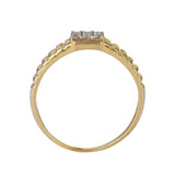 Natural Diamond Gents Ring 0.19 Ct 18K Gold IGI Certified H-I SI Men's Ring